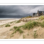 Tempête sur la plage de Berck-sur-mer