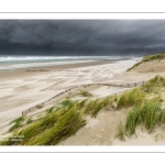 Tempête sur la plage de Berck-sur-mer