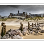 Tempête sur la plage de Berck-sur-mer