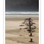 Tempête sur la plage de Berck-sur-mer