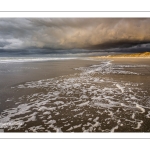 La plage de Quend en hiver