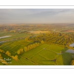 Les marais de la basse vallée de la Somme près de Port-le-Grand