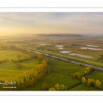 Les marais de la basse vallée de la Somme près de Port-le-Grand