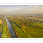 Les marais de la basse vallée de la Somme près de Port-le-Grand