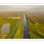 Les marais de la basse vallée de la Somme près de Port-le-Grand