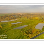 Les marais de la basse vallée de la Somme près de Port-le-Grand