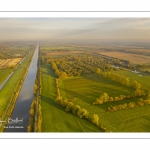 Les marais de la basse vallée de la Somme près de Port-le-Grand