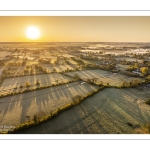 Brume sur le village de Morlay
