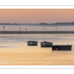 Barques dans le chenal de la Somme