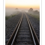 La voie ferrée du petit train de la Baie de Somme