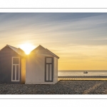 Les cabines de plages à Cayeux sur mer