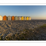 Les cabines de plages à Cayeux sur mer