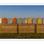 Les cabines de plages à Cayeux sur mer