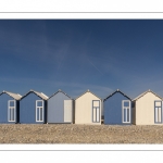 Les cabines de plages à Cayeux sur mer