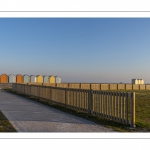 Les cabines de plages à Cayeux sur mer