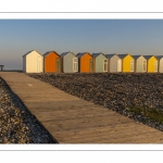 Les cabines de plages à Cayeux sur mer