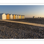 Les cabines de plages à Cayeux sur mer