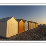 Les cabines de plages à Cayeux sur mer