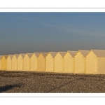 Les cabines de plages à Cayeux sur mer