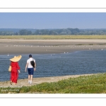 Vacanciers au cap Hornu près de Saint-Valery-sur-Somme -