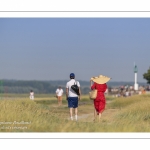 Vacanciers au cap Hornu près de Saint-Valery-sur-Somme -