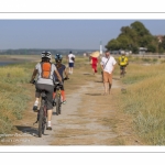 Vacanciers au cap Hornu près de Saint-Valery-sur-Somme -