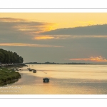 Crépuscule sur le chenal de la Somme à Saint-Valery-sur-Somme