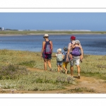 Promeneurs au Cap hornu en Baie de Somme