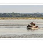 Pêcheurs dans le chenal de la Somme, depuis le Cap hornu face au Crotoy