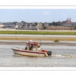 Pêcheurs dans le chenal de la Somme, depuis le Cap hornu face au Crotoy