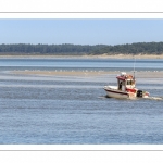 Pêcheurs dans le chenal de la Somme, depuis le Cap hornu face au Crotoy