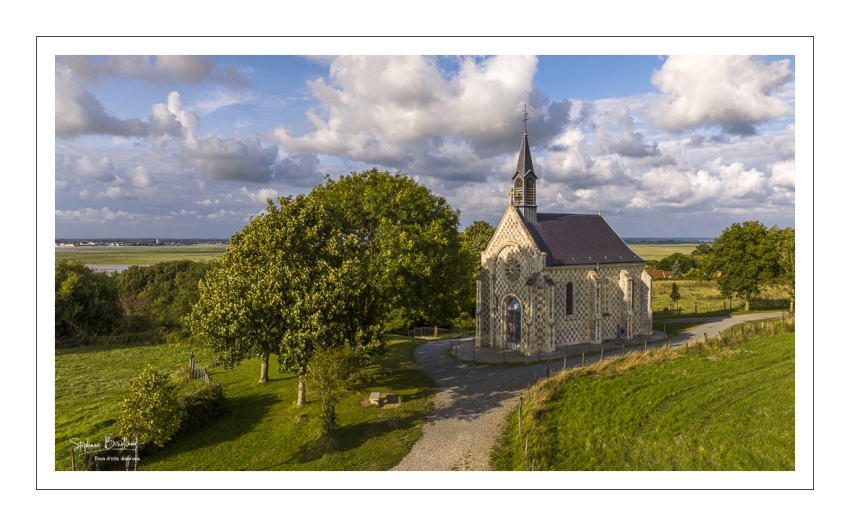 Vue aérienne du Cap Hornu
