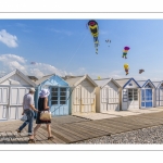 Festival des cerfs-volants à Cayeux-sur-mer sur le chemin des planches.