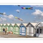 Festival des cerfs-volants à Cayeux-sur-mer sur le chemin des planches.