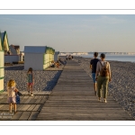 Crépuscule sur la plage de Cayeux