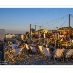 Crépuscule sur la plage de Cayeux