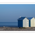 Cabines de plage à Cayeux