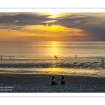 Coucher de soleil sur la plage de Cayeux-sur-mer