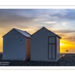 Coucher de soleil sur la plage de Cayeux-sur-mer