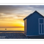 Coucher de soleil sur la plage de Cayeux-sur-mer