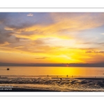 Coucher de soleil sur la plage de Cayeux-sur-mer