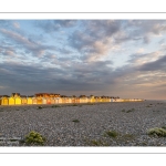 Coucher de soleil sur la plage de Cayeux-sur-mer