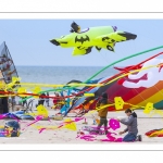 France, Pas-de-Calais (62), Côte d'Opale, Berck-sur-mer, Rencontres Internationales de Cerfs-Volantsde Berck-sur-mer, pendant 9 jours la ville accuille 500 cerfvolistes du monde entier pour l'une des plus importantes manifestations de cerfs-volants au monde  // France, Pas-de-Calais (62), Opale Coast, Berck-sur-mer, Berck-sur-Mer International Kite Meetings, during 9 days the city welcomes 500 kites from all over the world for one of the most important kite events in the world