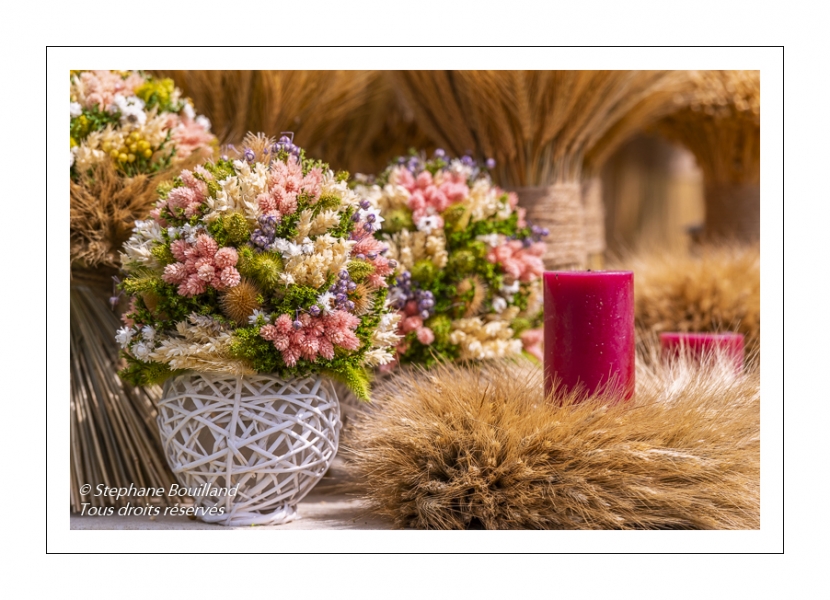 Bouquet sec - fleurs séchées - Journées des Plantes de Chantilly
