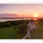 Saison : été - Lieu : Cap Hornu, Saint-Valery-sur-Somme, Baie de Somme, Somme, Hauts-de-France, France. Panorama par assemblage d'images 6233 x 2907 px