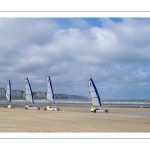 Les chars-à-voile à Ault