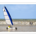 Les chars-à-voile à Ault