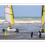 Les chars-à-voile à Ault