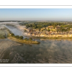 Saint-Valery et les mollières proches au petit matin