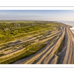 La Mollière d'Aval - vue sur Cayeux-sur-mer et le cordon de galets venus des falaises